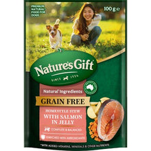 Nature's Gift Wet Dog Food Homestyle Stew In Jelly With Salmon 100g