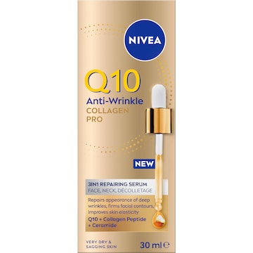 Nivea Q10 Anti Wrinkle Collagen Pro 3 In 1 Repairing Serum 30mL