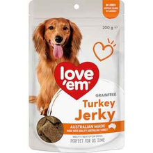 Love'em Grainfree Meaty Dog Treats Turkey Jerky 200g