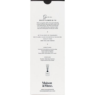 Maison & Muse Reed Diffuser White Flower & Fig Grace 140mL