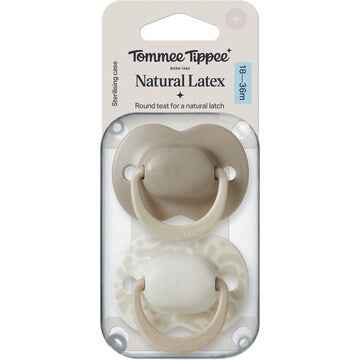 Tommee Tippee Natural Latex Soother 18-36M Assorted 2 pack