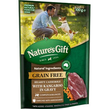 Nature's Gift Wet Dog Food Hearty Casserole In Gravy With Kangaroo 100g