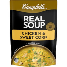Campbell's Real Soup Pouch Chicken & Sweet Corn 330g