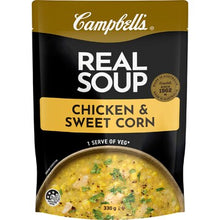 Campbell's Real Soup Pouch Chicken & Sweet Corn 330g