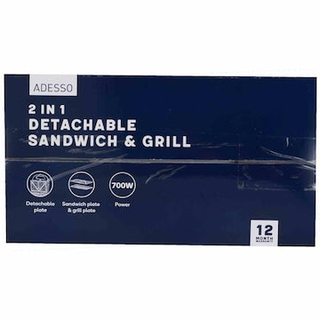 Adesso 2 In 1 Detachable Sandwich & Grill each