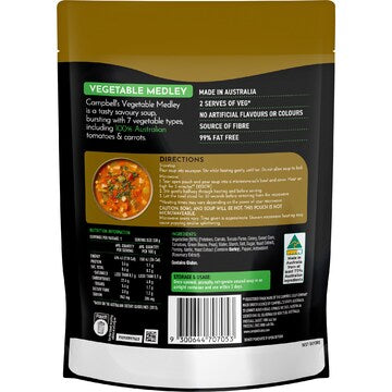 Campbell's Real Soup Pouch Vegetable Medley 330g