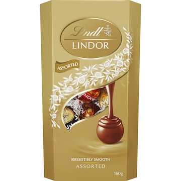 Lindt Lindor Assorted Cornet 160g