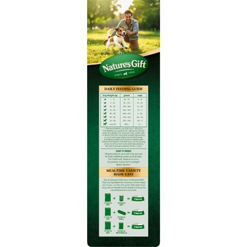 Nature's Gift Grain Free Adult Dry Dog Food With Pasture Fed Beef 2.5kg