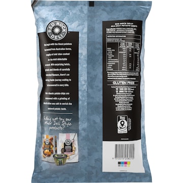Red Rock Deli Potato Chips Sea Salt 290g