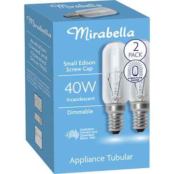 Mirabella Appliance Globe ES 25W 2 pack