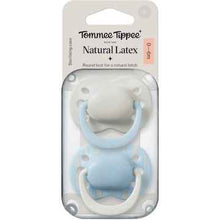 Tommee Tippee Natural Latex Soother 0-6M Assorted 2 pack