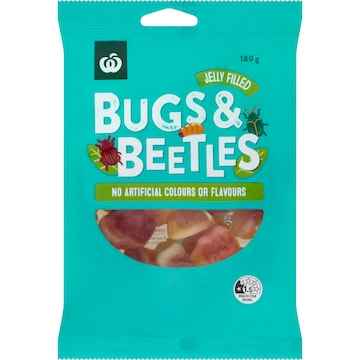 Woolworths Bugs & Beetles Lollies 180g
