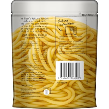 Mr Chen's Microwave Noodles Hokkien 200g