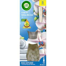 Air Wick 2x Essential Oil Reed Diffuser Linen & White Orchard 42mL