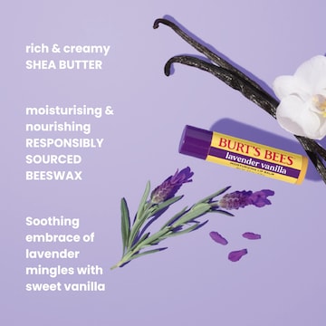 Burt's Bees Moisturising Lip Balm Lavendar Vanilla 4.25g
