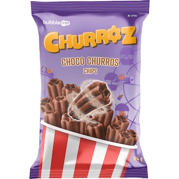bubbleme Churroz Chips Choco 174g