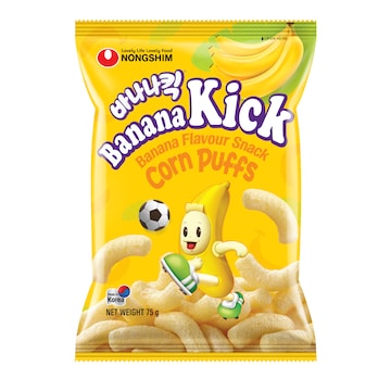 Nongshim Banana Kick Corn Puffs 75g