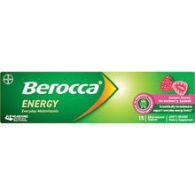 Berocca Energy Everyday Multivitamin Tablets Strawberry Splash 15 pack
