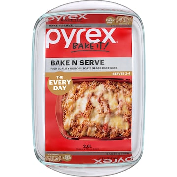 Pyrex Bake N Serve Glass Baking Dish 2.6L each