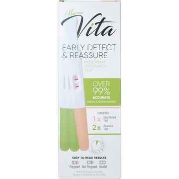 Nuovo Vita Early Detect & Reassure Pregnancy Test 3 pack