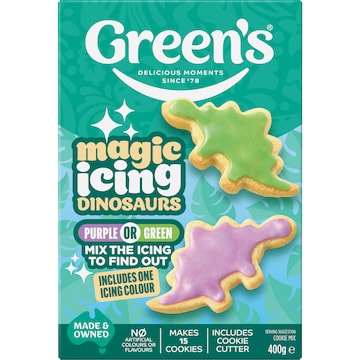 Green's Magic Cookie Mix Dinosaur 400g