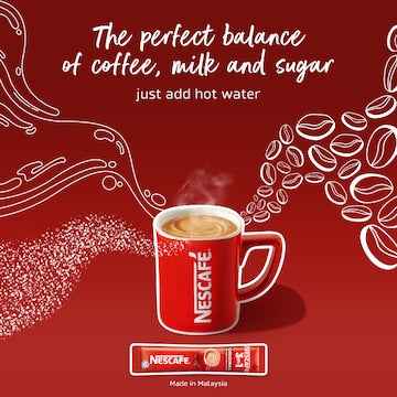 Nescafe 3 in 1 Premix Coffee Sachets Original 25 pack