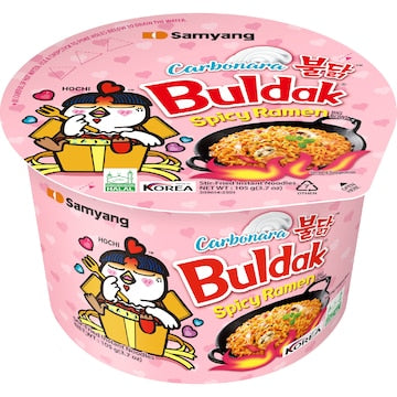 Samyang Buldak Carbonara Big Bowl Spicy Ramen 105g