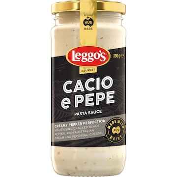Creamy Pecorino & Black Pepper Pasta Sauce 390g