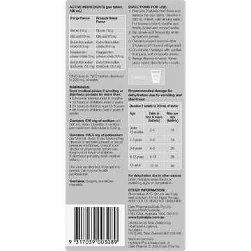 Hydralyte Effervescent Tablets Pine Orange 40 pack