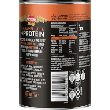 Moccona Protein Caramel Latte Coffee Tin 168g