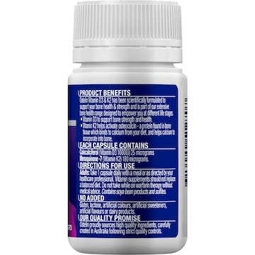 Ostelin Vitamin D3 & K2 High Strength 60 pack