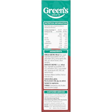 Green's Marble Cake Mix Vanilla & Chocolate 400g