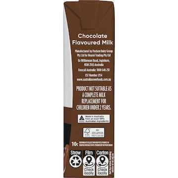 Australia's Own Protein Chocolate Flavoured Milk Poppers 200mL x 3 pack