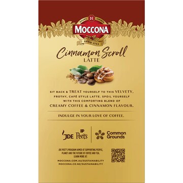 Moccona Cinnamon Scroll Latte Sachets 10 pack