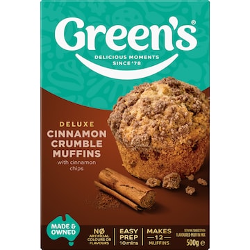 Green's Muffin Mix Cinnamon Crumble 500g