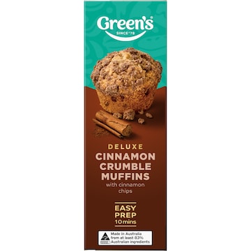 Green's Muffin Mix Cinnamon Crumble 500g