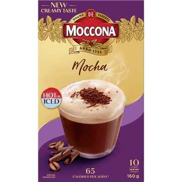 Moccona Coffee Sachets Mocha 10 pack