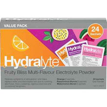 Hydralyte Fruity Bliss Electrolyte Powder Sachets 24 pack