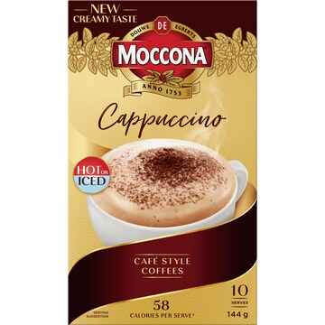 Moccona Coffee Sachets Cappuccino 10 pack