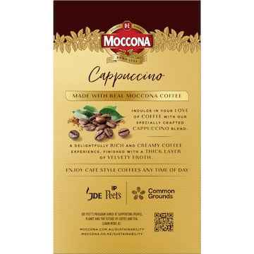 Moccona Coffee Sachets Cappuccino 10 pack