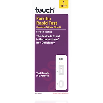 TouchBio Ferritin Iron Rapid Test each