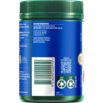 Nature's Own Concentrated Fish Oil Capsules Omega Triple 180 pack