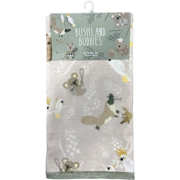 Bushland Buddies Tea Towel Assorted 2 pack