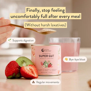 Nutra Naturals Super Gut Powder Strawberry Kiwi 90g