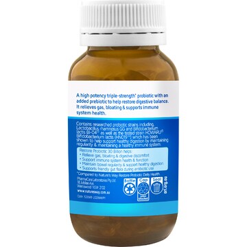 Nature's Way Restore Probiotic 30 Billion Capsules 60 pack