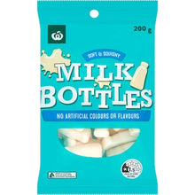 Woolworths Milk Bottles Lollies 200g
