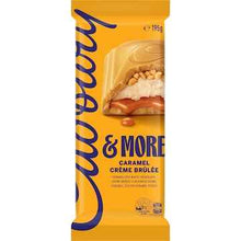 Cadbury & More Creme Brulee Caramel Chocolate Block 195g