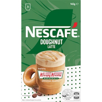 Nescafe Krispy Kreme Doughnut Latte Sachets 8 pack