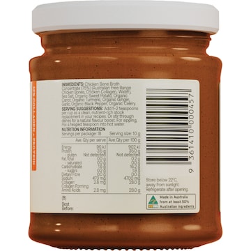 Best Of The Bone Broth Concentrate Chicken Turmeric & Ginger 180g