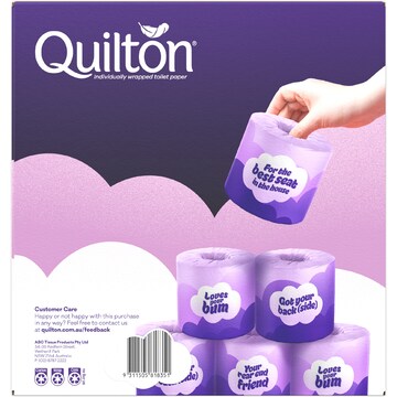 Quilton Softness 3Ply White Toilet Paper Box 18 pack